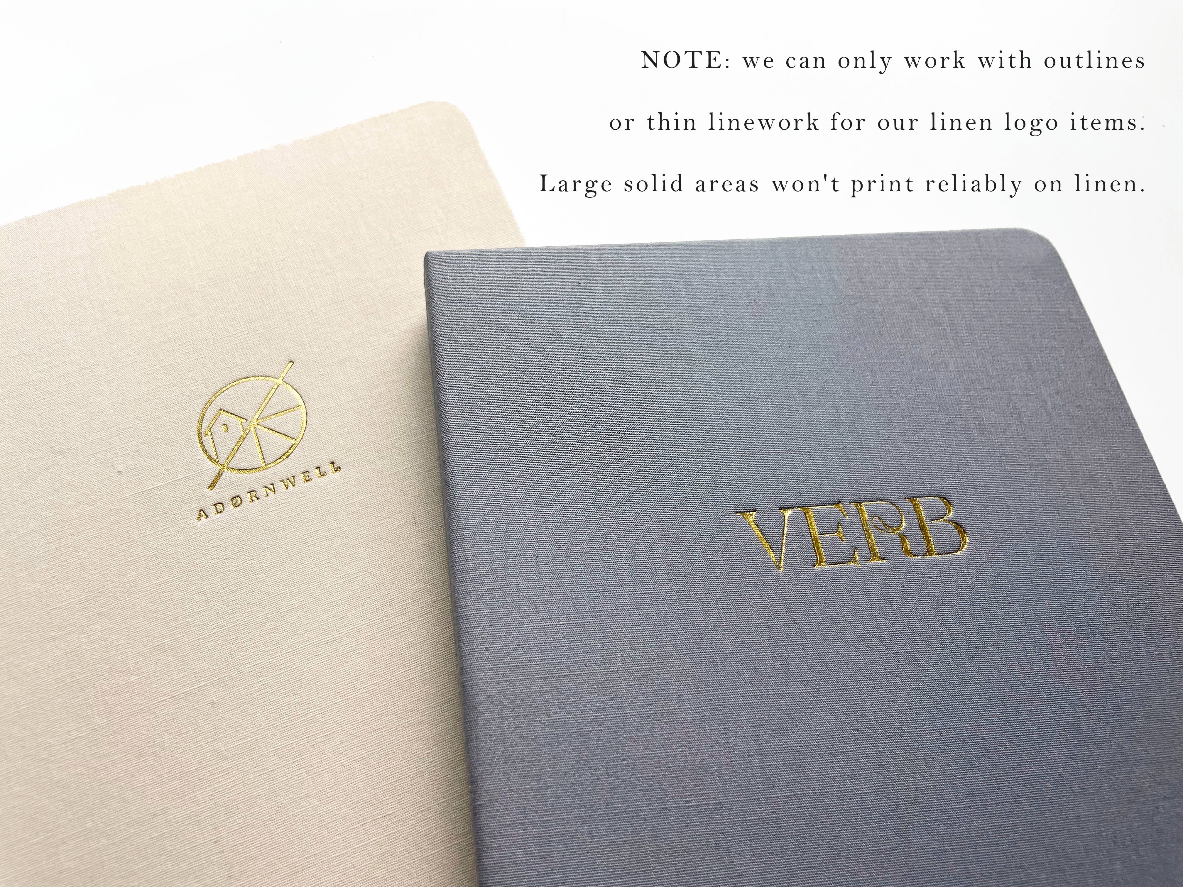 Studio Portmanteau - Wholesale Notebook - Custom Logo Foil Embossed Linen Notebook | Neutral Tones7
