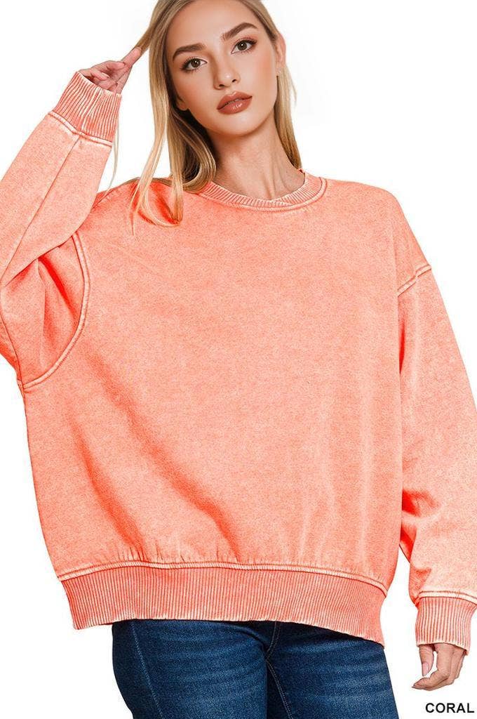 42POPS – Sweatshirt - Mulher por atacado – ',.._ Sweatshirt de Lã Polar Snow Wash84