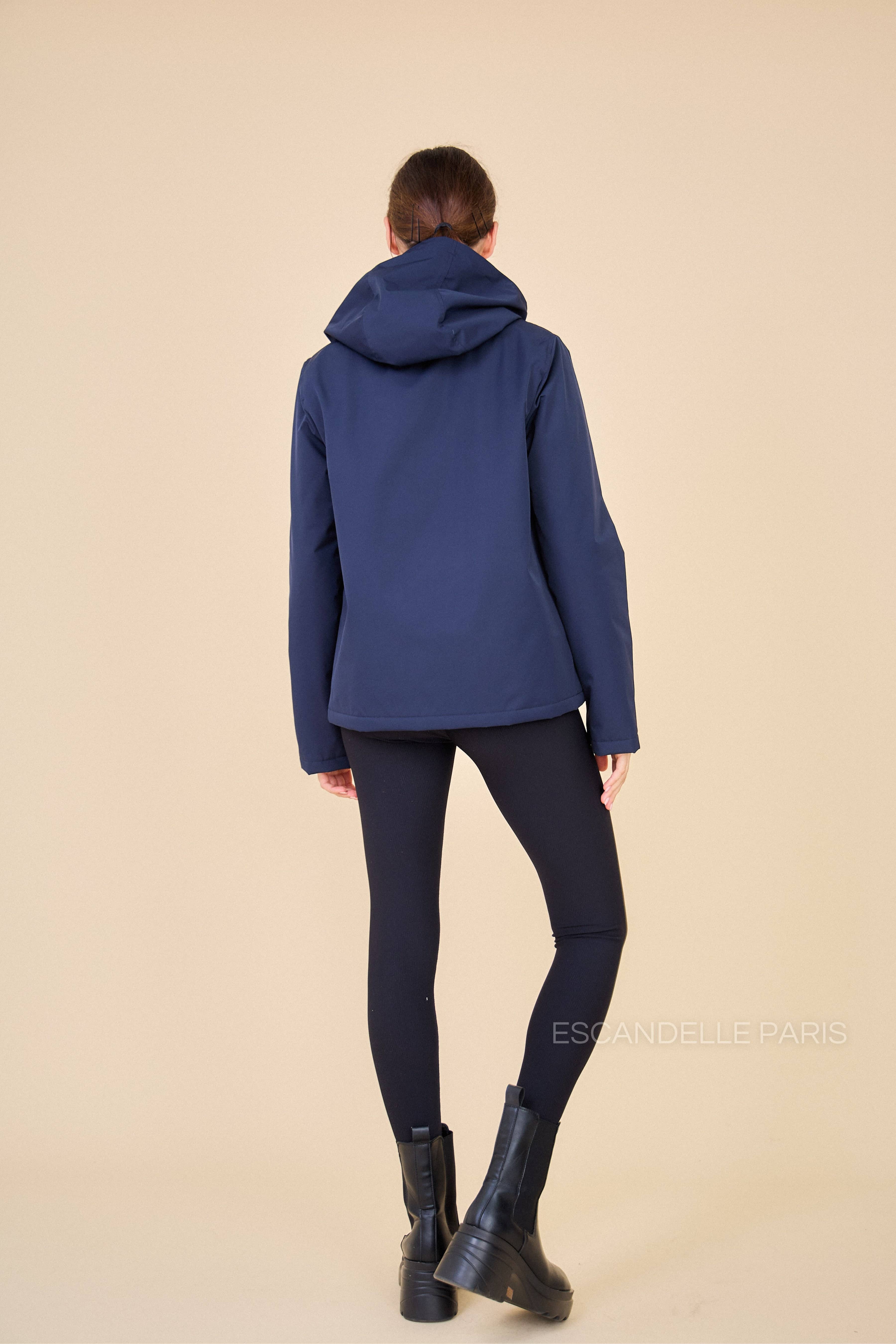 Escandelle Paris - Vente Coupe-vent – femme - Parka Courte Imperméable Doublure Matelassée2