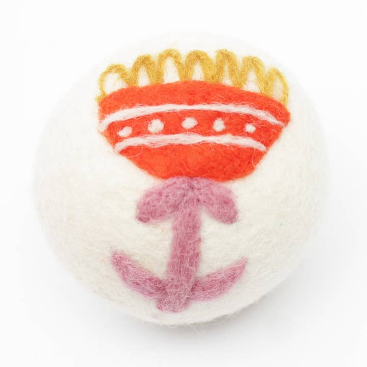 Ethical Global - Wholesale Dryer Balls - Flowers: Eco Wool Dryer Balls Fair Trade3