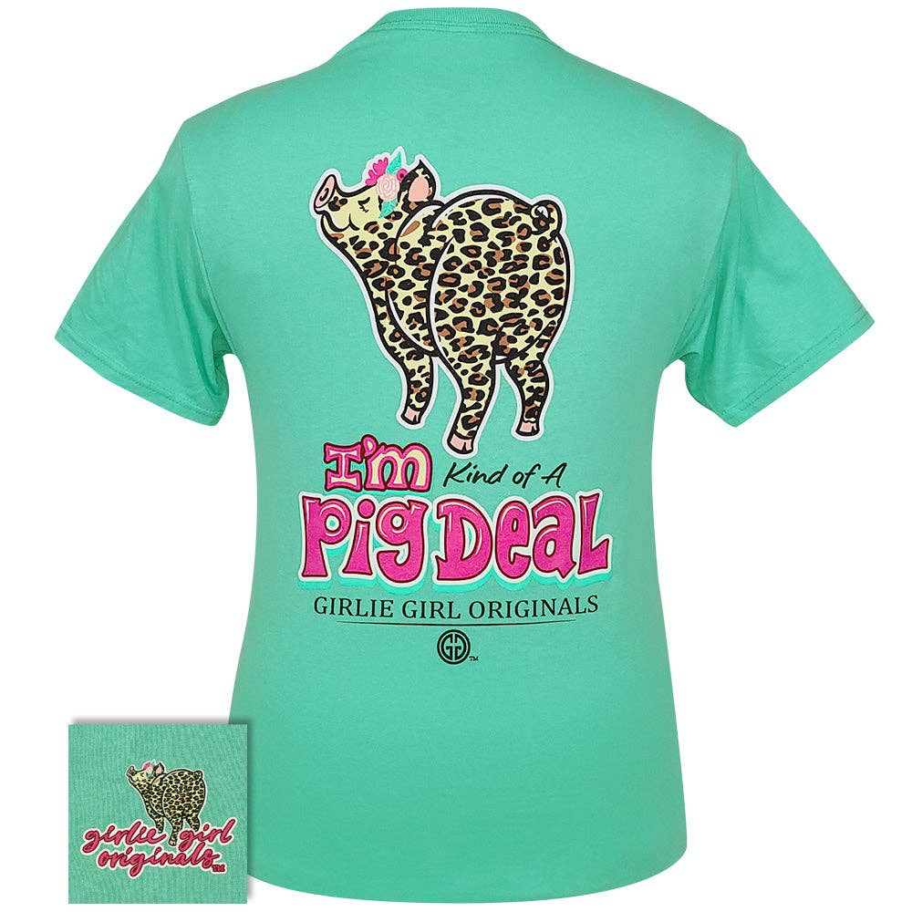 Girlie Girl Originals - Wholesale Screen Printed T-Shirt - Women's - Pig Deal Cool Mint SS-25030