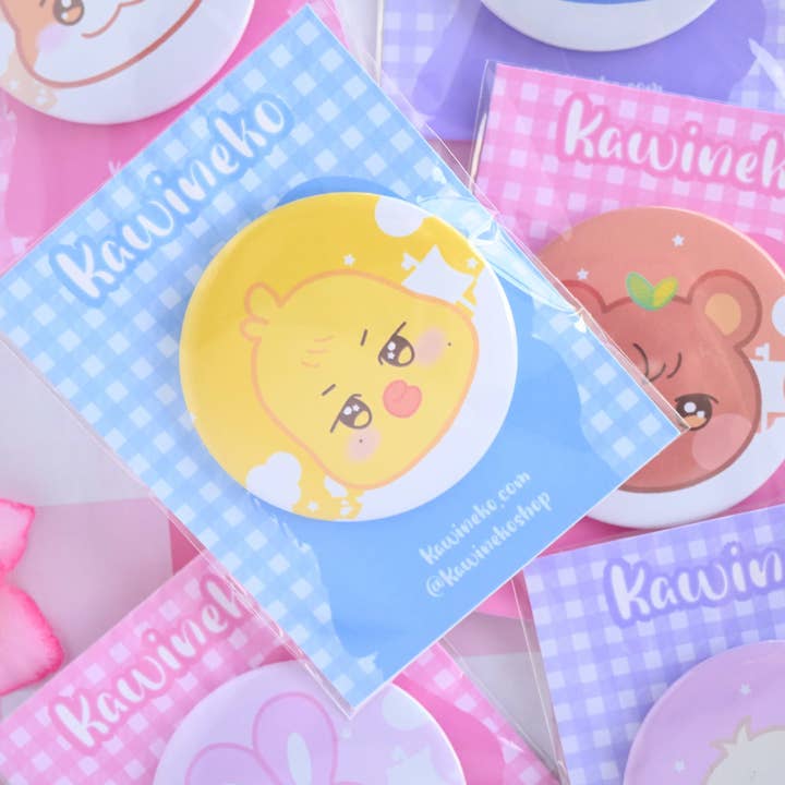 Kawineko – wholesale Nål och knapp för kavajslag – Ani teez tecknade djur kpop knappar söt merch pirat