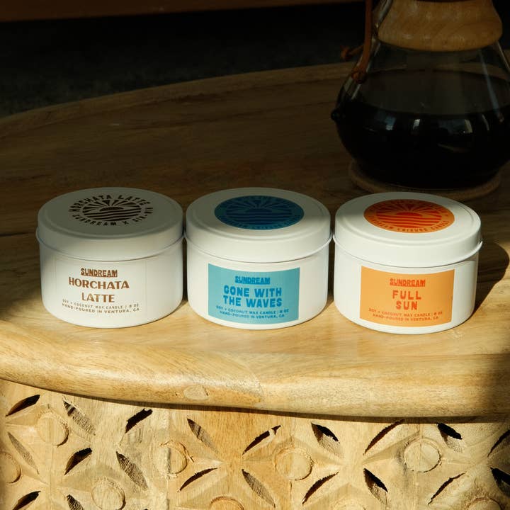 Sundream – Engroshandel Rejsestearinlys – Fuld Sol - 8oz Lys4