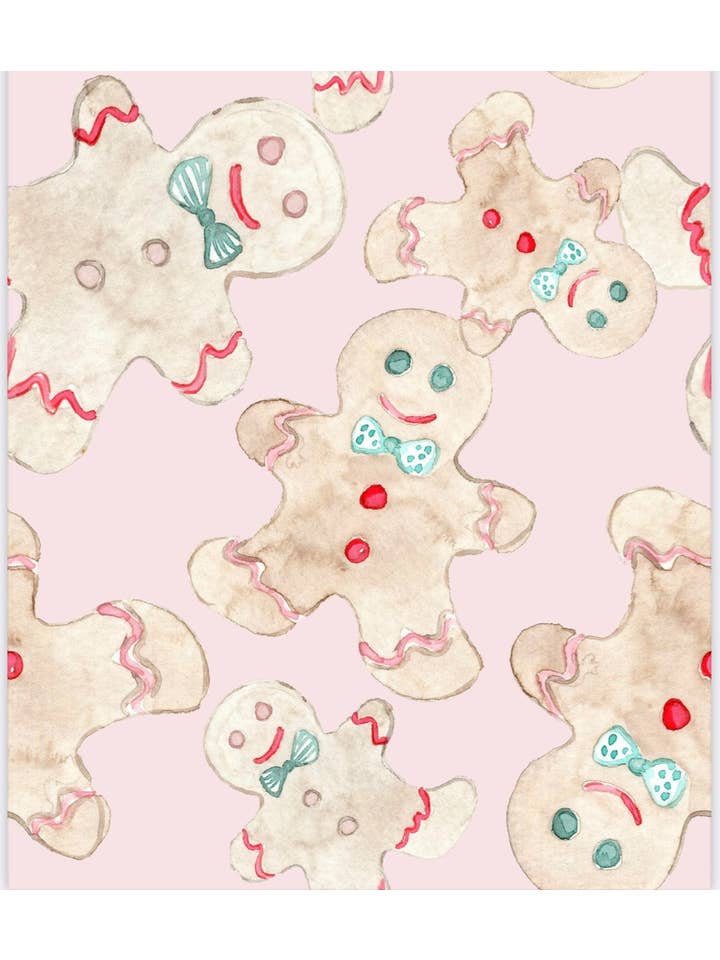 Sweet Bay Clothing - Wholesale Sleepwear Set - Kids - Pink Gingerbread Two Piece Pajama Pants Set