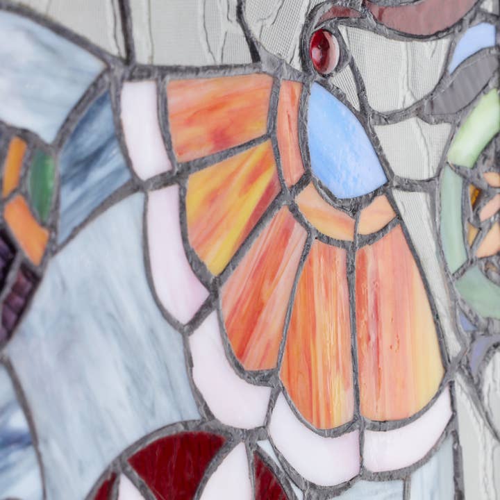 River of Goods - Wholesale Suncatcher - 20"W Mother and Baby Elephant Stained Glass Window Panel8