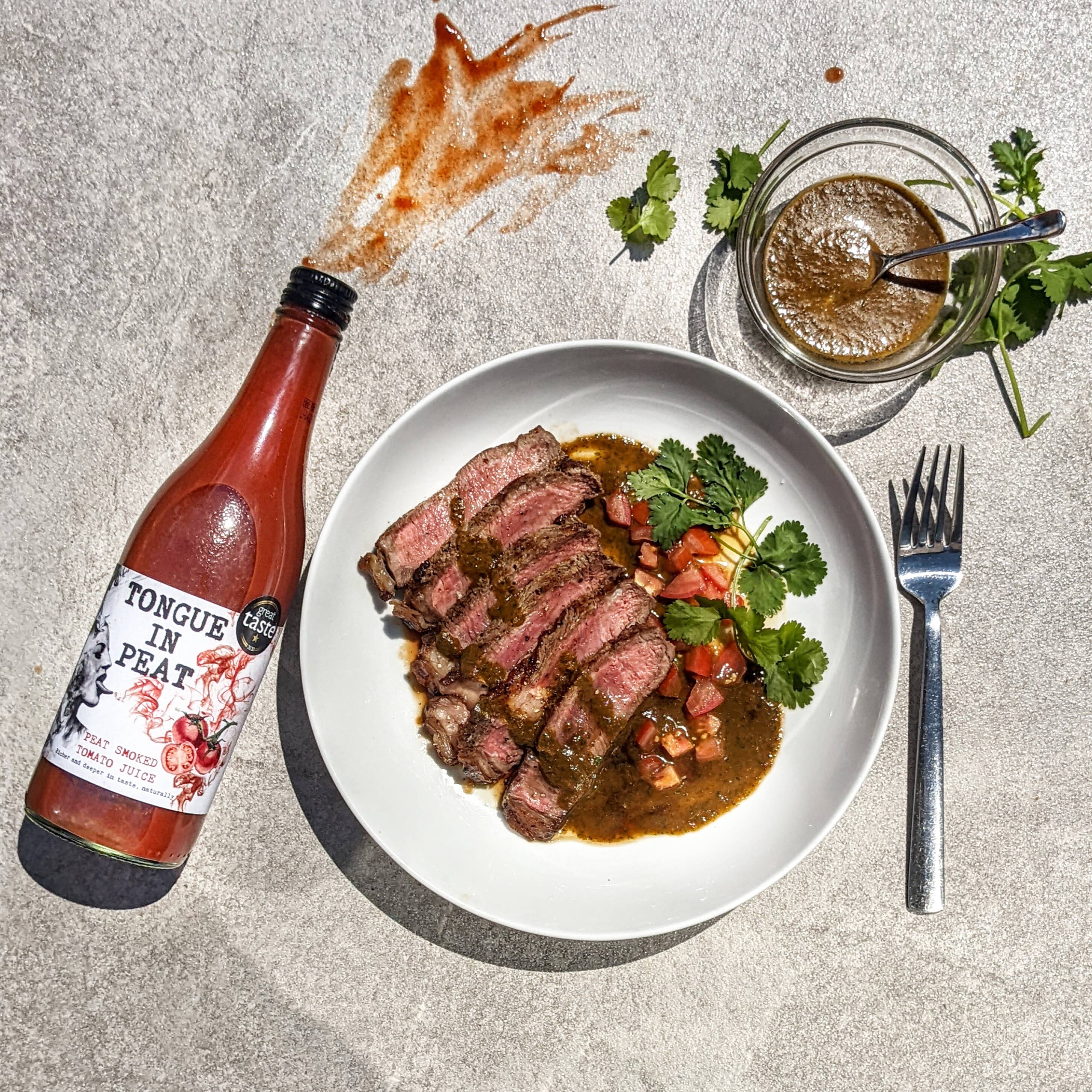 Tongue In Peat - Wholesale Cocktail Mix/Syrup - Smoked Tomato Juice Bloody Mary Cocktail Mixer 250ml/8.51oz5