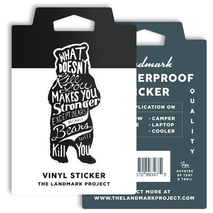 Autocollant ours pour la vente par The Landmark Project