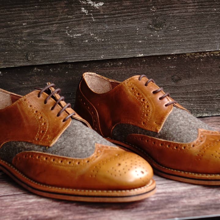 Scarpe Orizaba Oxford in pelle per la vendita all'ingrosso da parte di By The Mountain - Portuguese Handmade Footwear