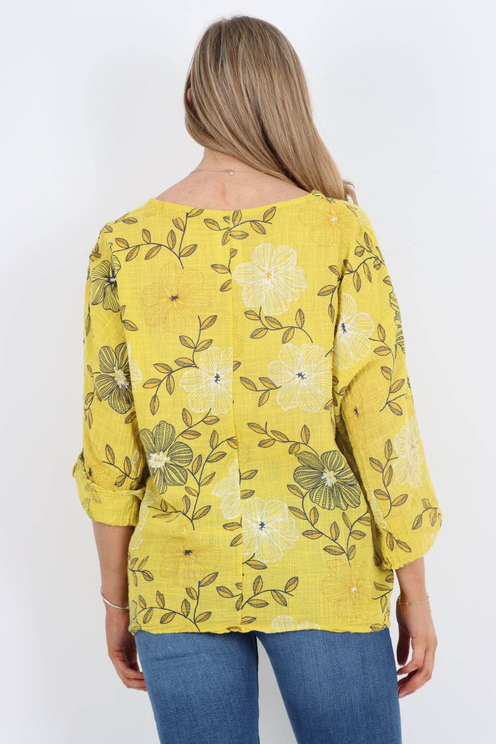 Miss Bold – Engroshandel Tunika - Dame – Italiensk bomuldsoverdel med blomsterprint55