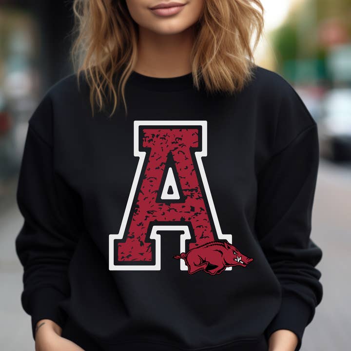 Arkansas Big A Sweatshirt for wholesale by Simply You Customs