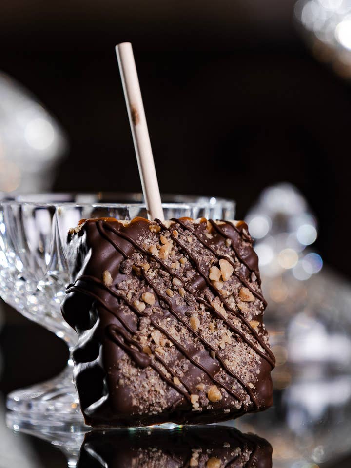 Toffee Milk Chocolate Caramel Crispy Treat for wholesale by Simply Amazing Apples