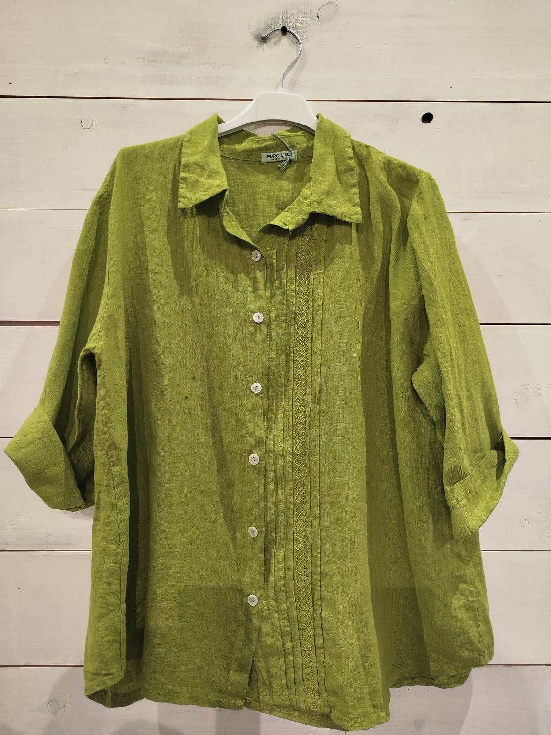 Linos y Textiles - Wholesale Button Down Shirt - Women's - REF:17843 100% Linen Shirt3