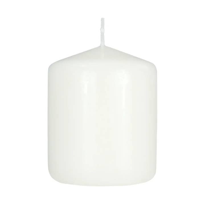 2,8" X 2,8" Ronde Witte Pilaar - 24 Kaarsen voor wholesale door General Wax- Candles