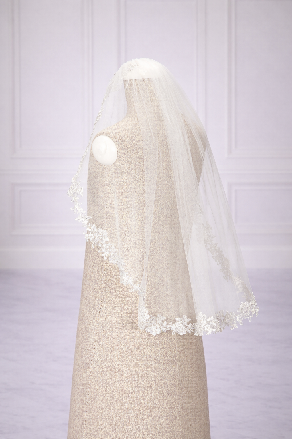 Bajabella - Wholesale Veil - Women's - Veil for Girls with Lace, Communion Veil2