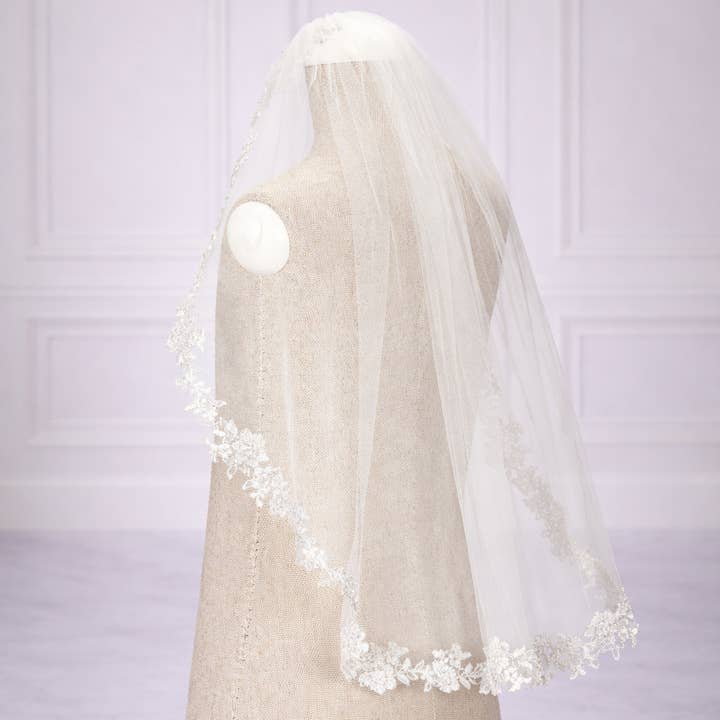Bajabella - Wholesale Veil - Women's - Veil for Girls with Lace, Communion Veil2