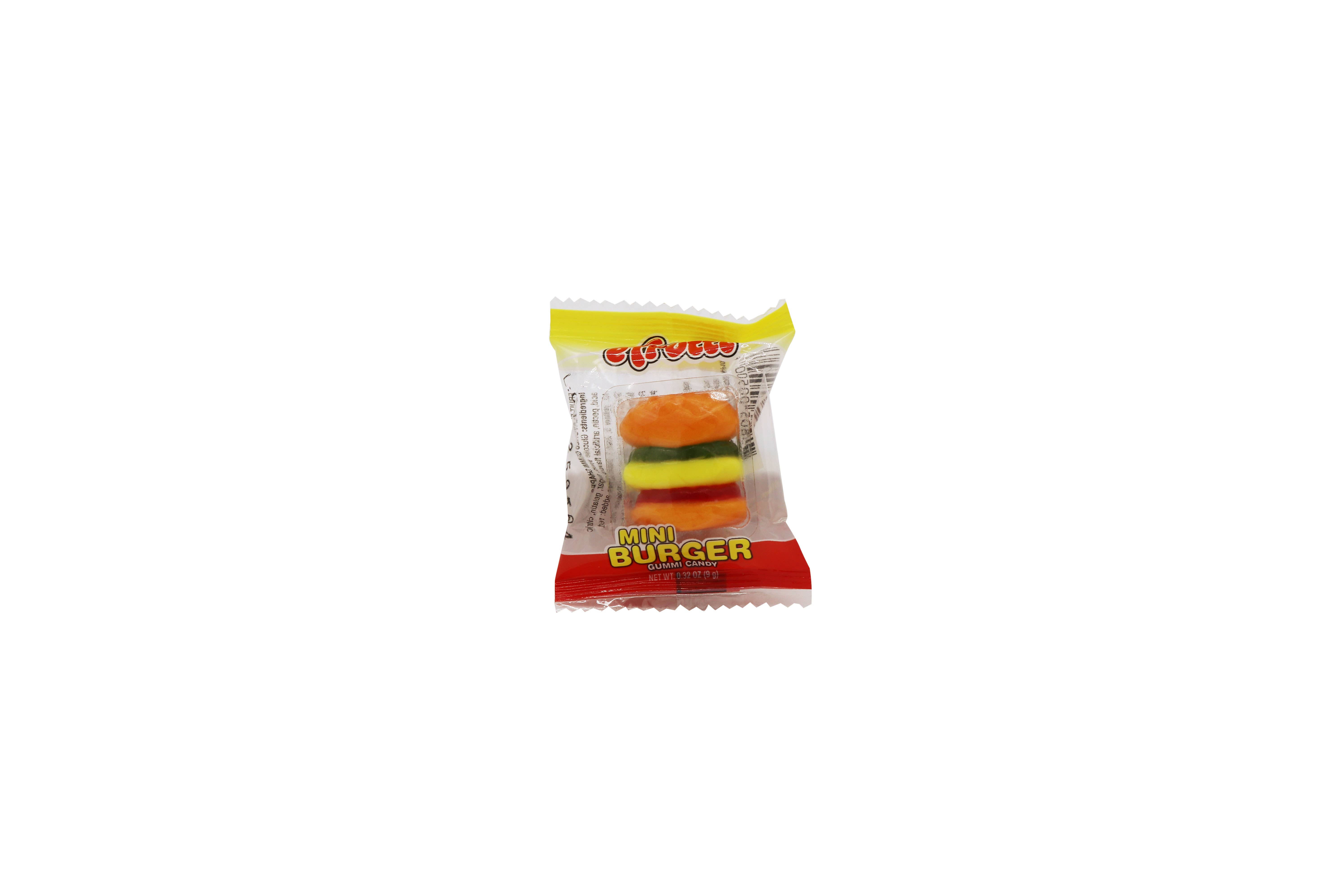 Grandpa Joe's Candy Shop - Wholesale Gummy - Efrutti Gummi Burger, 0.32oz, 60ct Case1