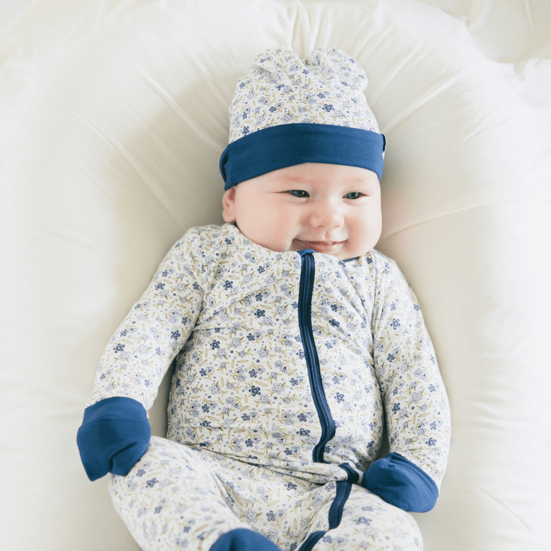 Coconut Pops - Wholesale Beanie - Kids - Knit Beanie in Ditzy Daisy2