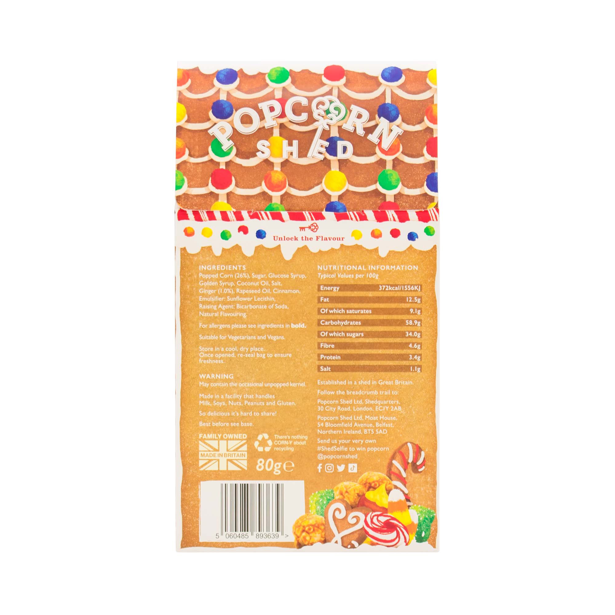 Popcorn Shed – Großhandel Popcorn – Vegane Gourmet-Popcornbox mit Lebkuchengeschmack4