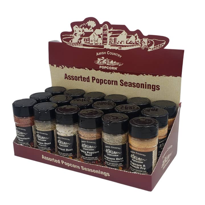 18 Pack Display Box of Popcorn Dust Seasonings (Mix Case) and other Purchase Wholesale dust. Free Returns & Net 60 Terms on Faire trending on Faire.