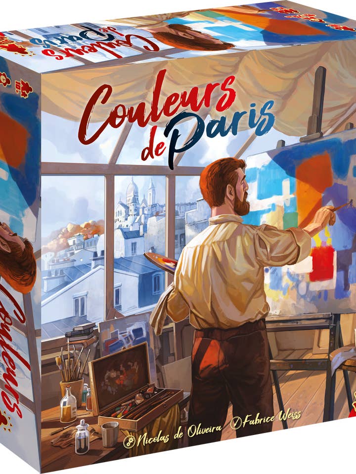 Colors of Paris - Versão Inglês/Francês - Jogo de tabuleiro por atacado de Super Meeple