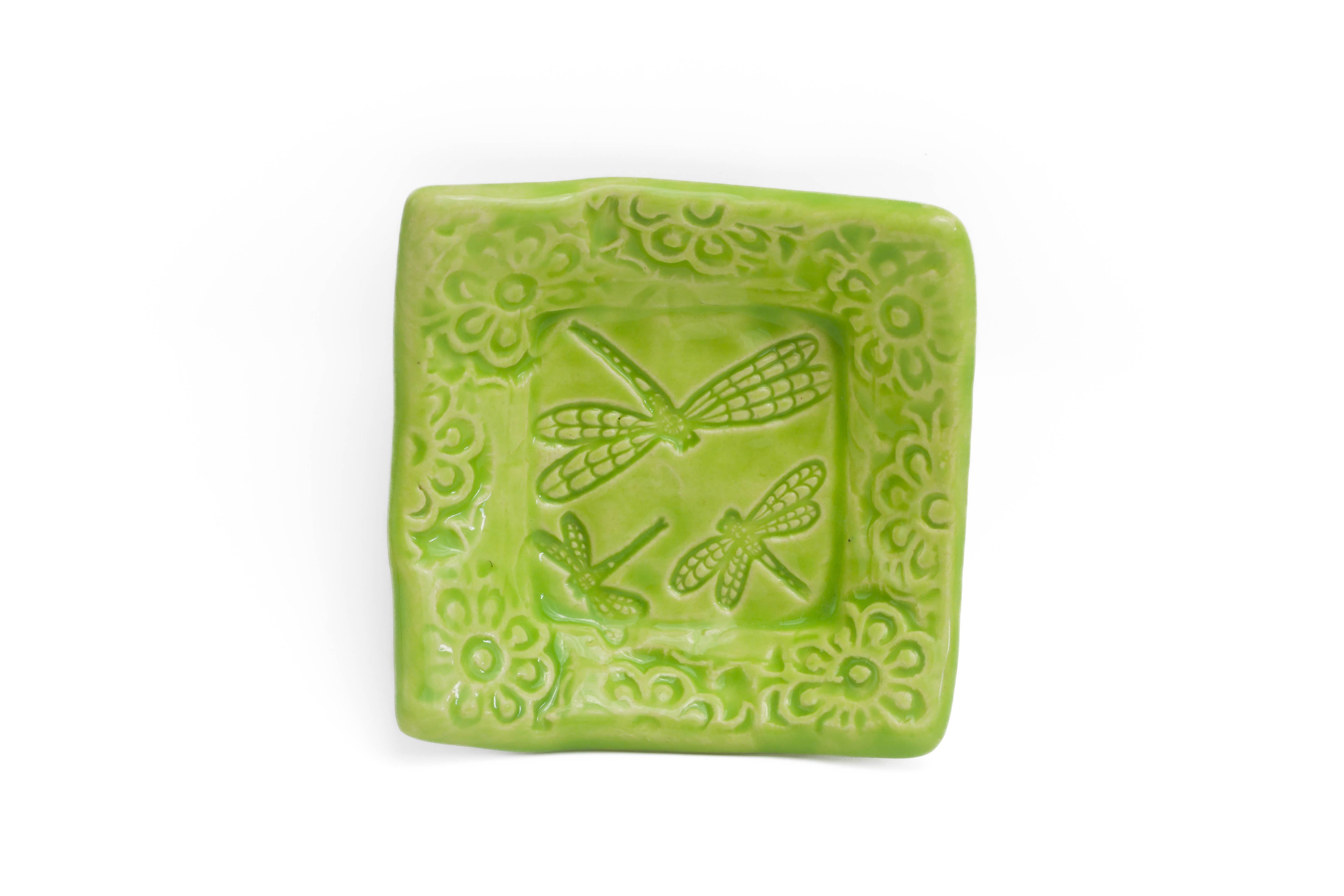 Lorraine Oerth  Co. - Wholesale Jewelry Dish - Tiny Dish - Dragonfly7