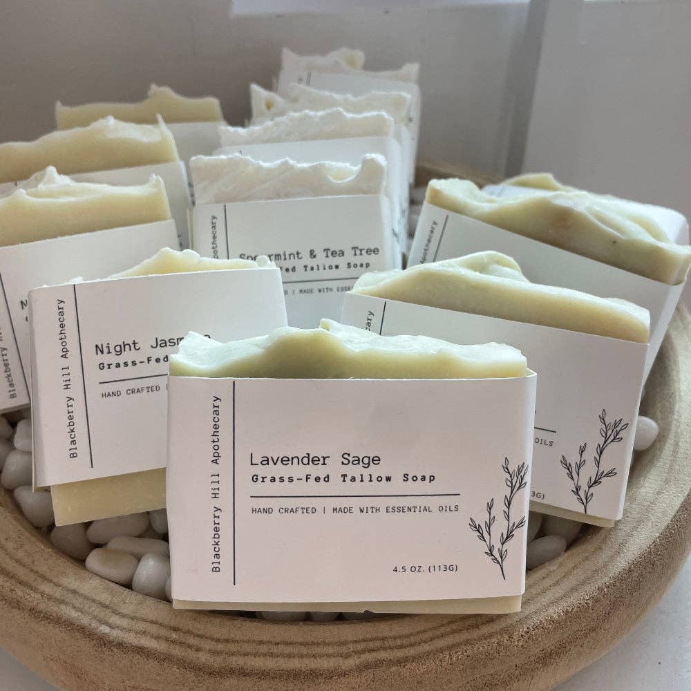Blackberry Hill Apothecary - Vente Pains de savon - Savon au suif nourri à l'herbe de Blackberry Hill10
