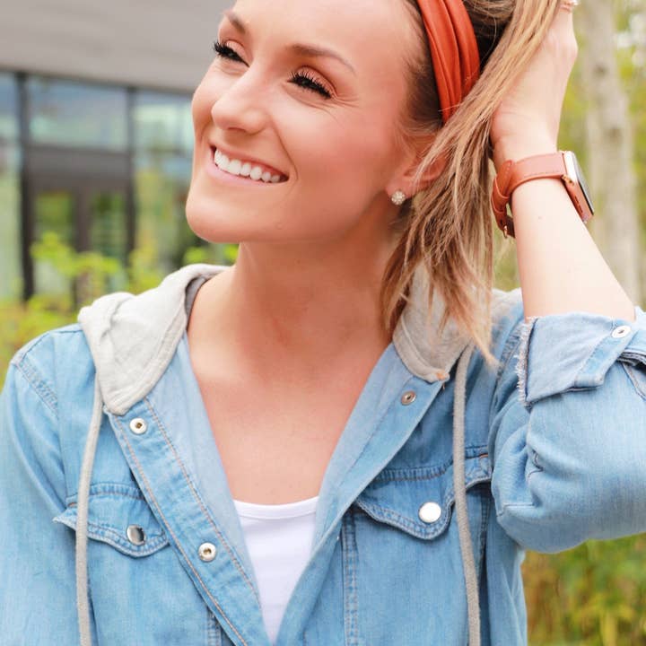 Fascia Moda da Donna 3-in-1 Twist Ruggine per la vendita all'ingrosso da parte di Lilac Market Headbands