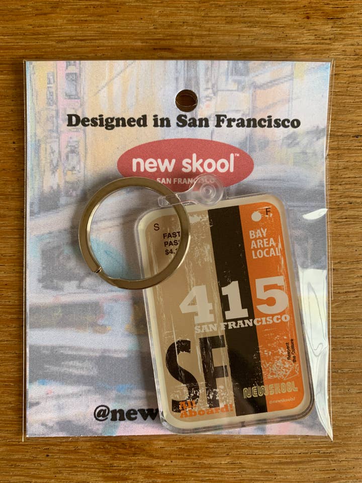 Llavero acrílico Fast Pass para venta al por mayor de New Skool