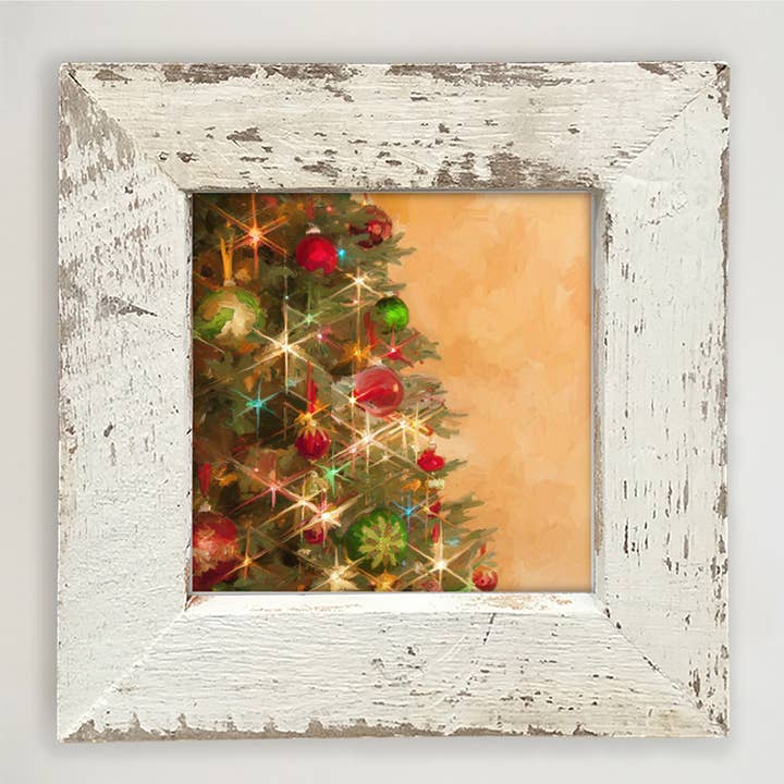 ginger blue - Wholesale Christmas Wall Art - Lighted Christmas Tree