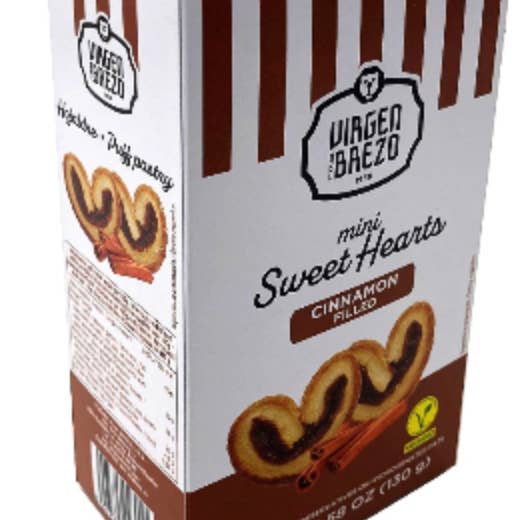 Alta Gama Foods - Wholesale Cookie - Virgen del Brezo - Spain - Mini Palms Cookies "Minipalmeritas" COCOA (Box) - 130 grams
