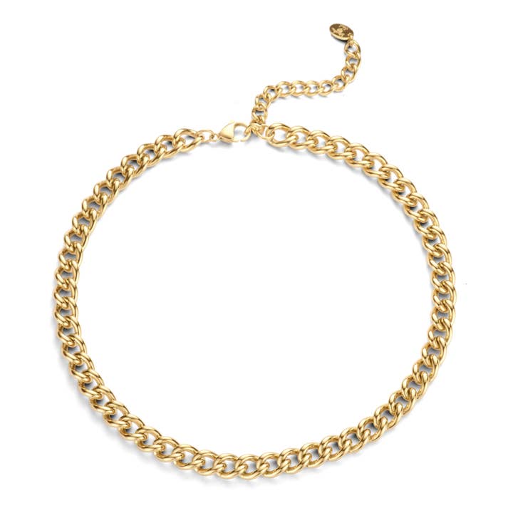 CO88 ketting gourmet schakel 40+7cm varken voor wholesale door CO88 Collection