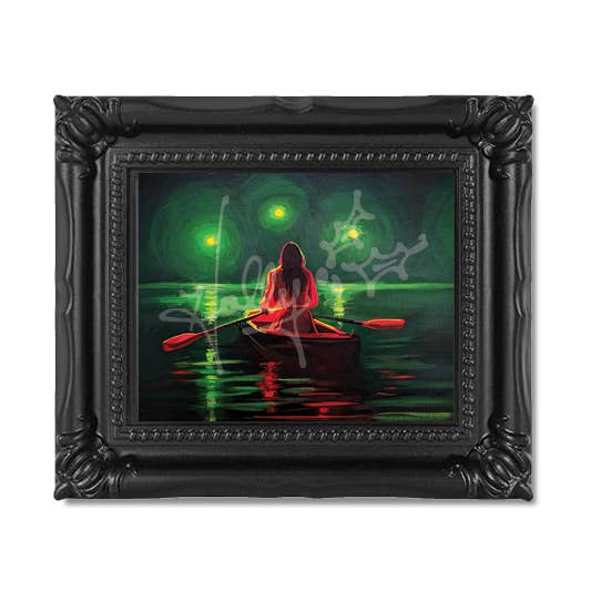 "Escape" Mini Masterpiece Framed Print for wholesale by Holly Bones