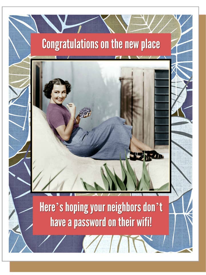 Wifi - New Home Card for wholesale by Ümlaut Brooklyn