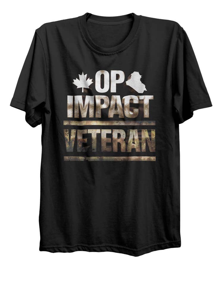 Operation IMPACT Veteran T-Shirt for wholesale by Canada for Victory
