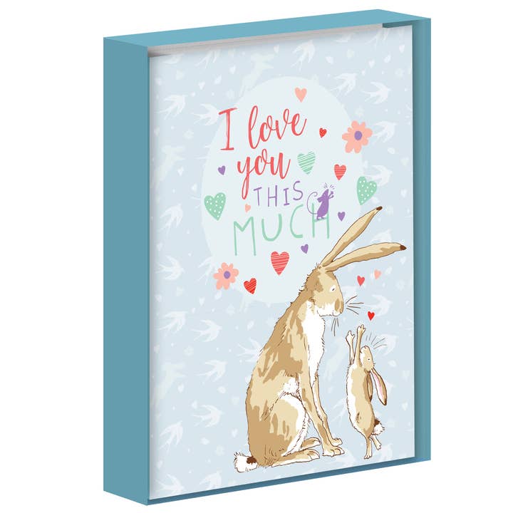 Indovina quanto ti amo Album fotografico ritratto in scatola regalo - Contiene 100 fotografie per la vendita all'ingrosso da parte di Robert Frederick Ltd