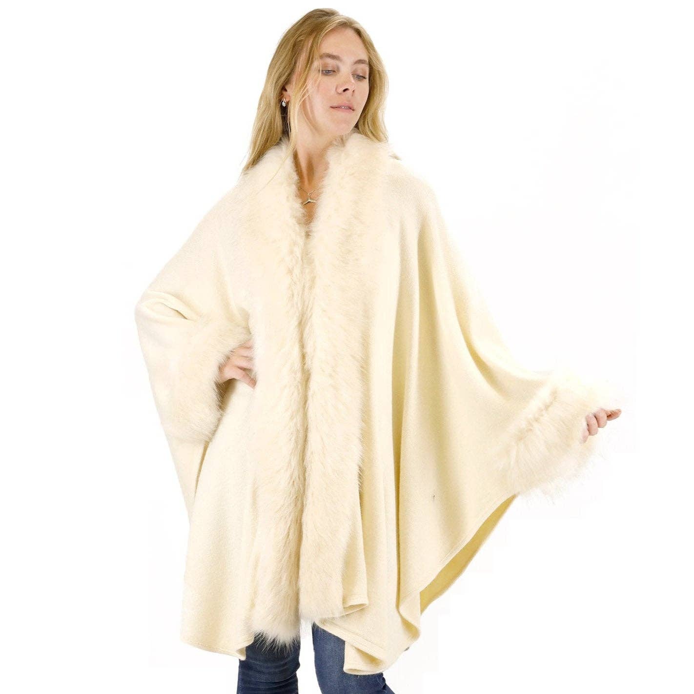 TAPA fashion – wholesale Päls/fuskpäls - Dam – Päls Sjal Lång SH921 (2ST)4