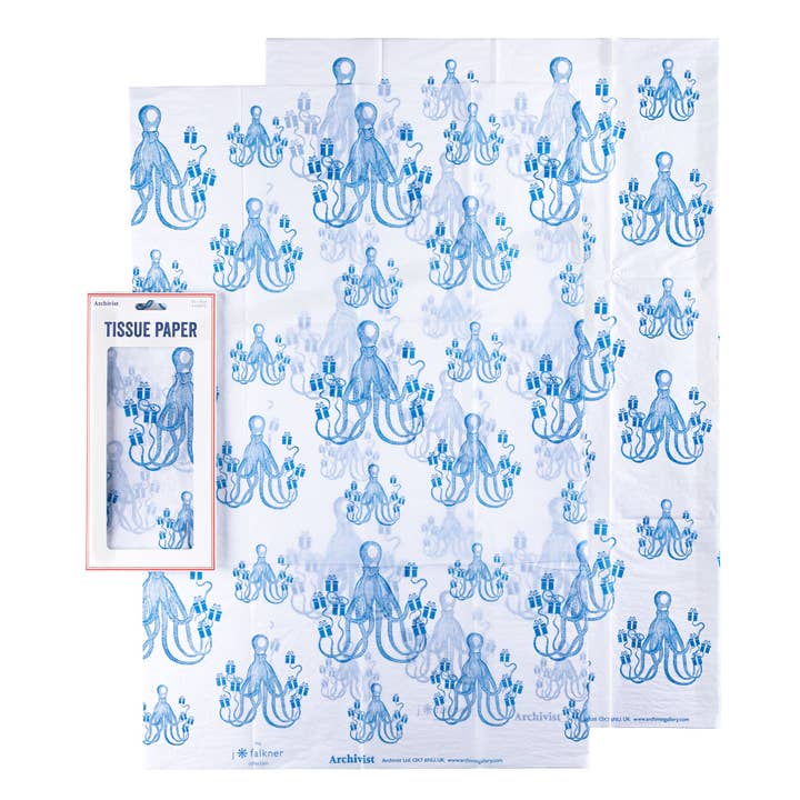 Archivist Gallery | Canada - Wholesale Tissue Paper - Octopus | Tissue Paper (3-Sheets)1