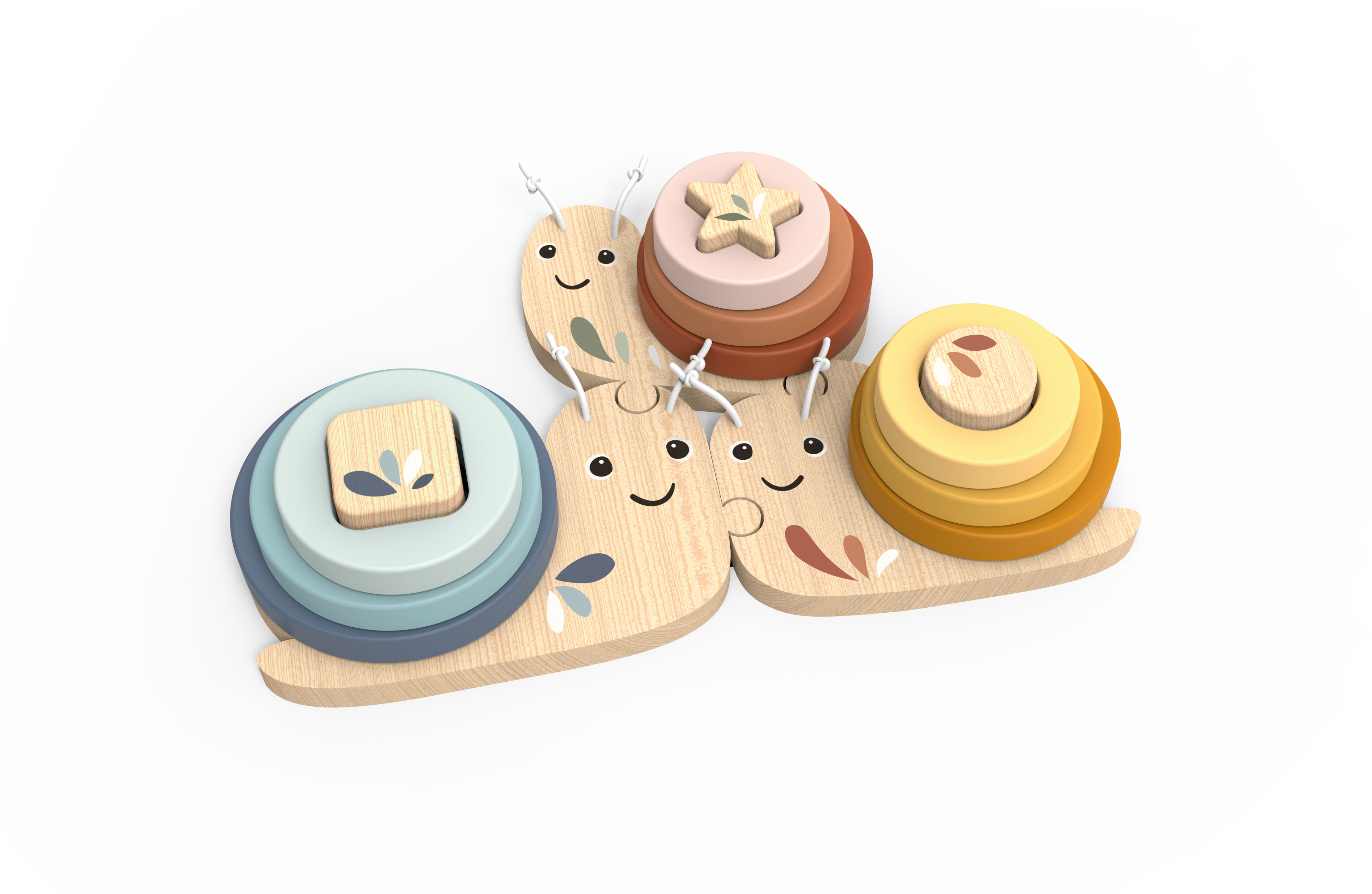 BTL Diffusion UK LTD – wholesale Wood toy – Child – Speedy Monkey Snail educational game3