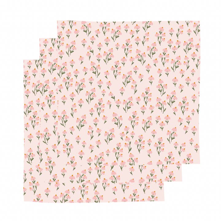 Dishcloth Set - 3 pieces Budding Beauty for wholesale by Bubble & Blend