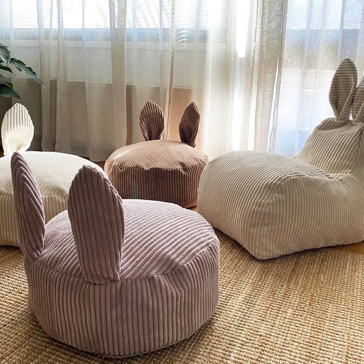 SCANDINAVIAN STORIES by MARTON - Wholesale Pouf - BUNNIE Pouf Bean Bag, Corduroy1