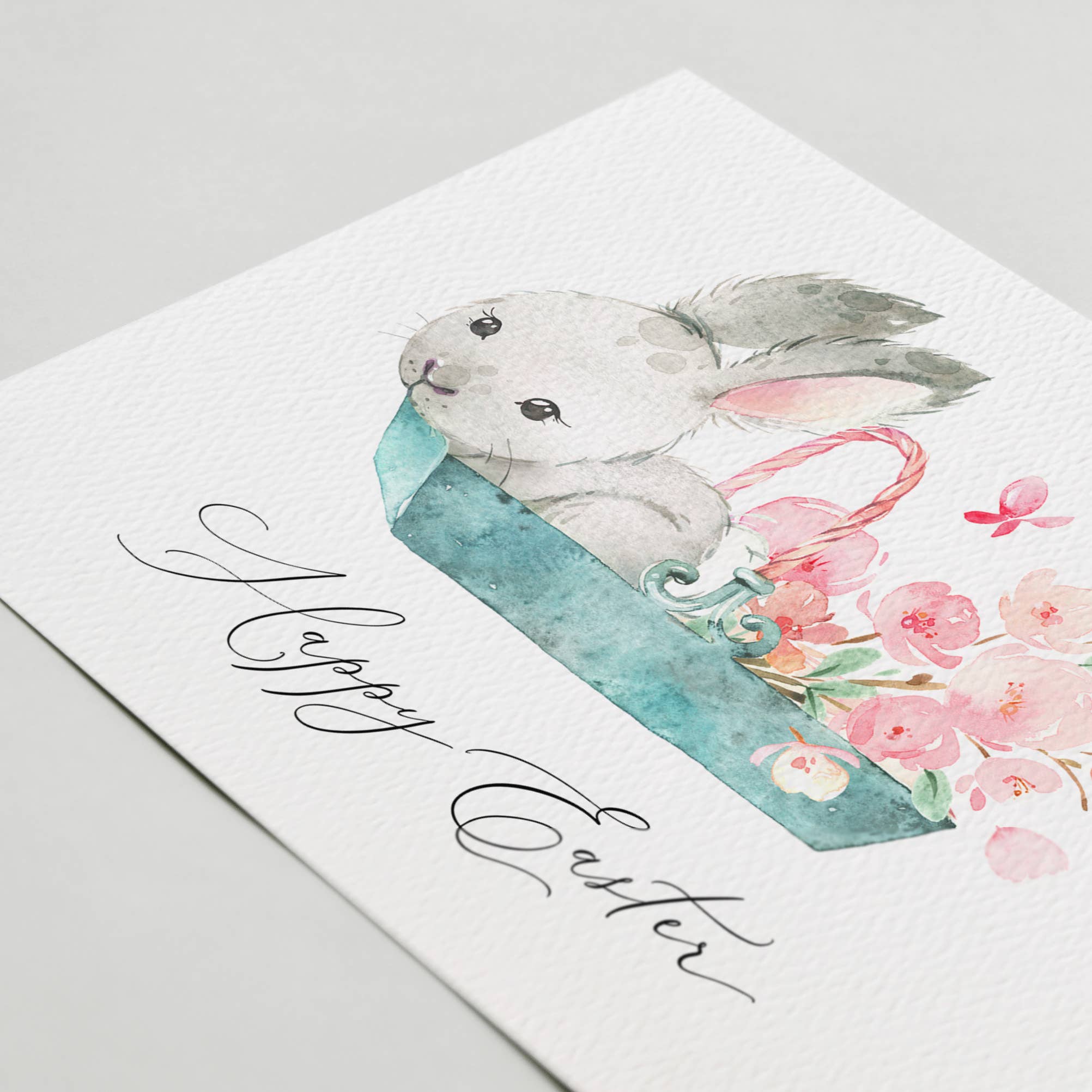 Blue Thistle - Wholesale Easter Card - Happy Easter Card, Cute Easter Bunny Card, Eco Friendly1