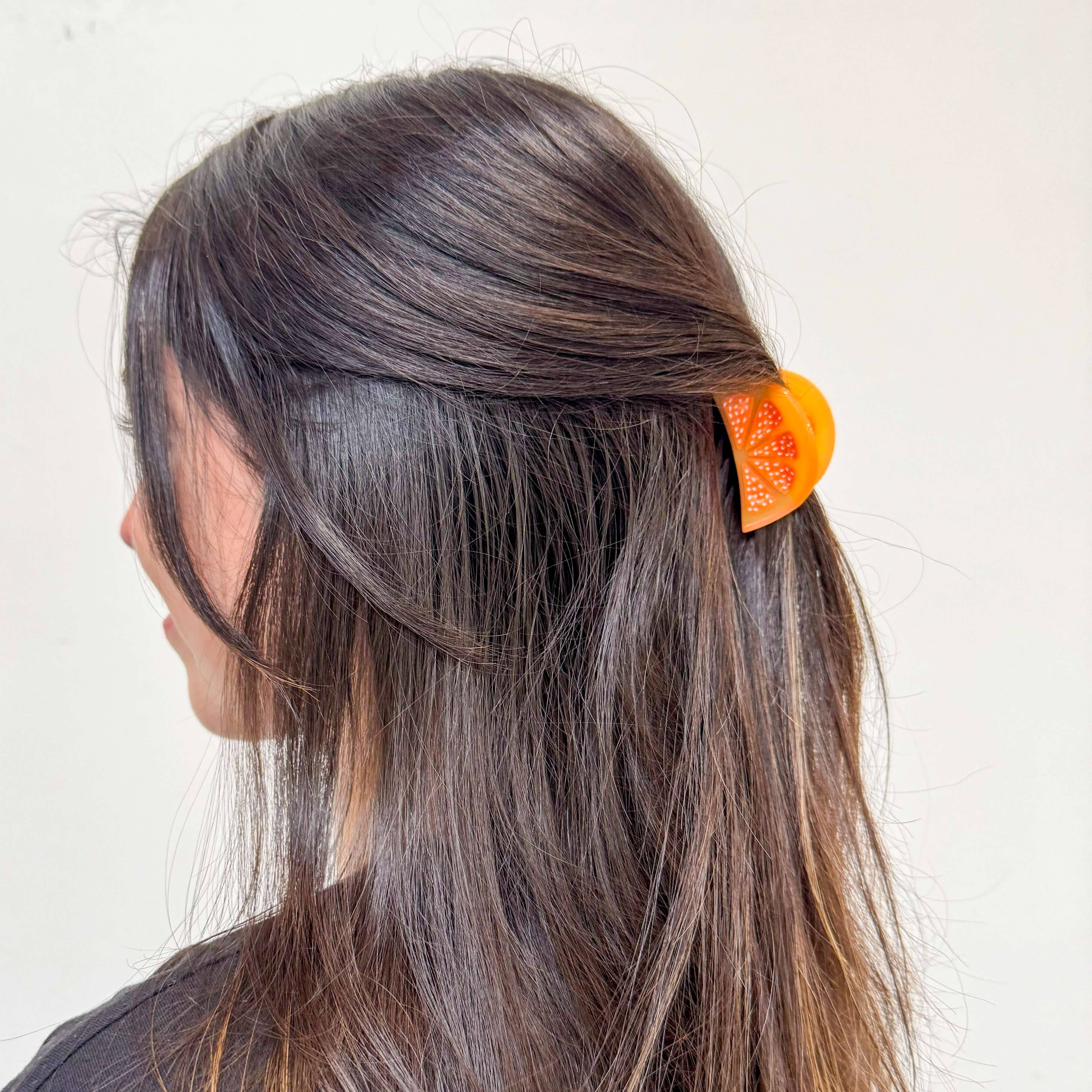 Jenny Lemons - Venta al por mayor Horquilla para el pelo - Mujer - Mini pinza para cabello con diseño de rodaja de naranja1