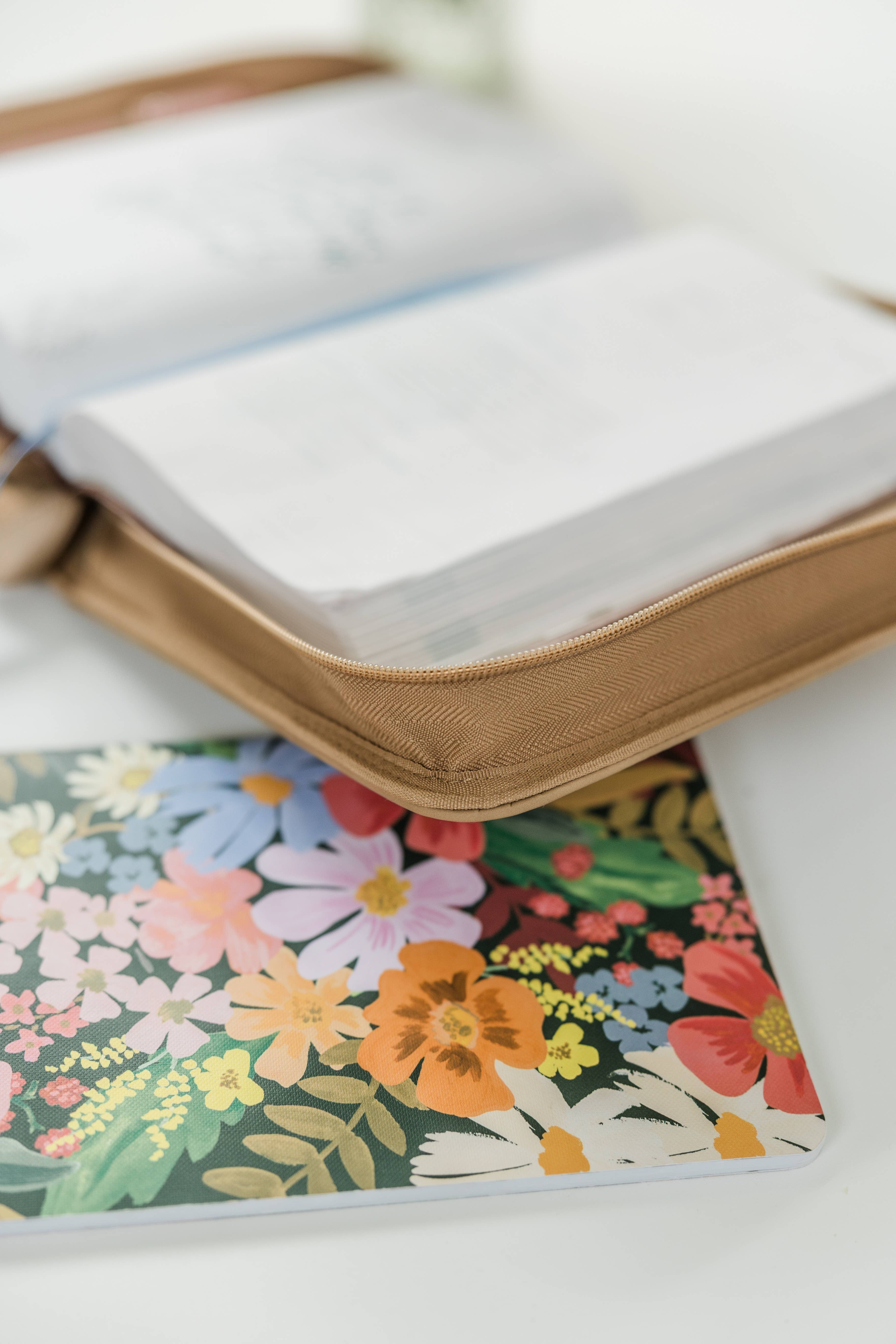 Ever, AJ - Wholesale Bible Cover - Bible Cover, Vegan Leather Bible Case, Trio Floral12