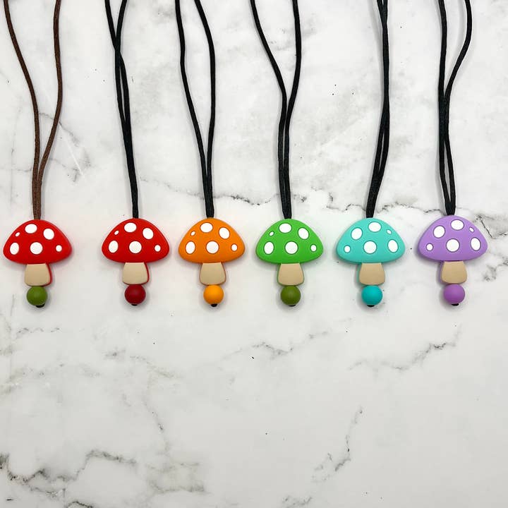 Toadstool Mushroom Fidget Halskette für den Großhandel von ArtisXan