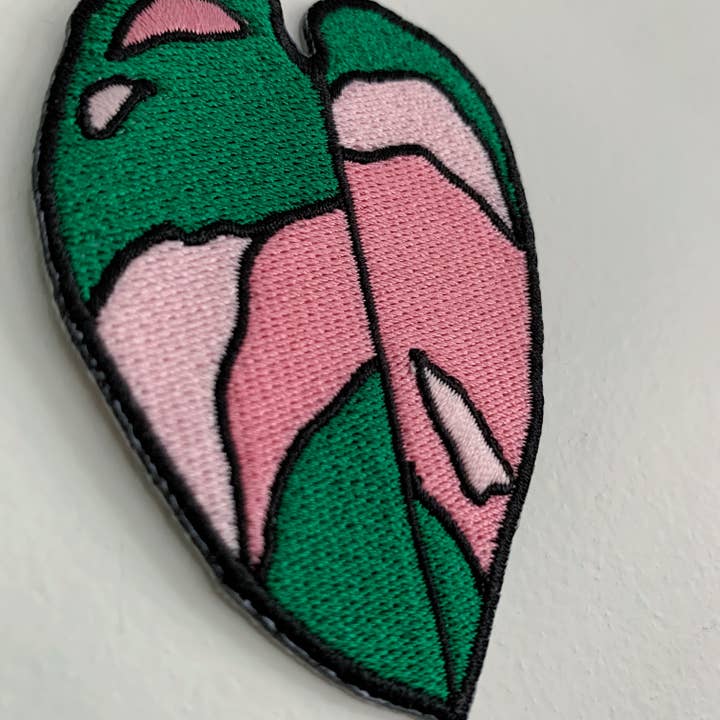 Luxe Foliage - Wholesale Patch - Iron on Patch - Pink Princess7