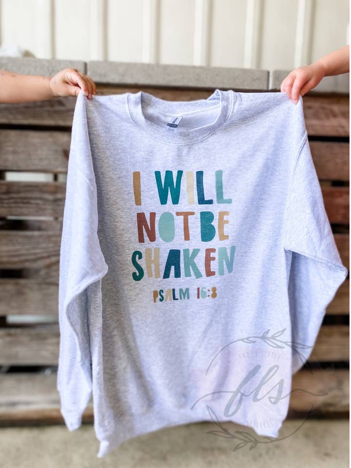 Felpa girocollo Shaken per la vendita all'ingrosso da parte di Fancy Little Stitches