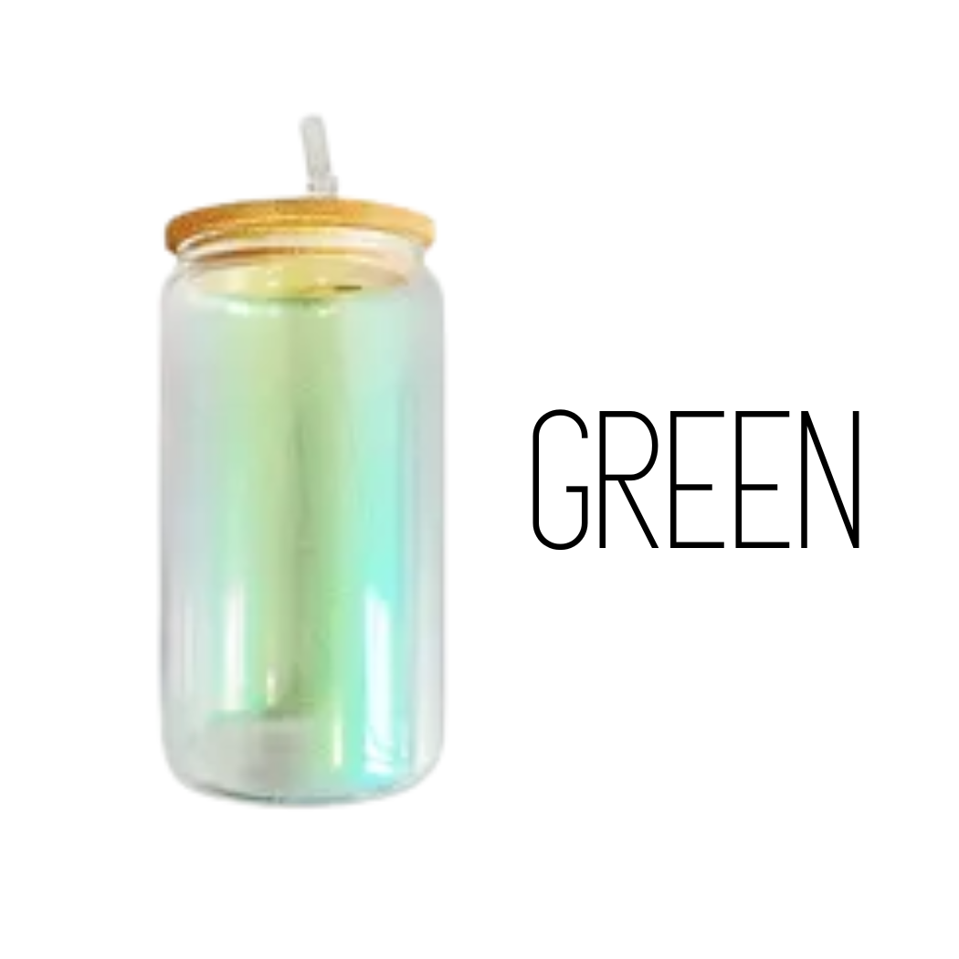 Sublimation Kings of Florida - Wholesale Drinking Glass/Cup - 16 ounce Iridescent Sublimation Glass3