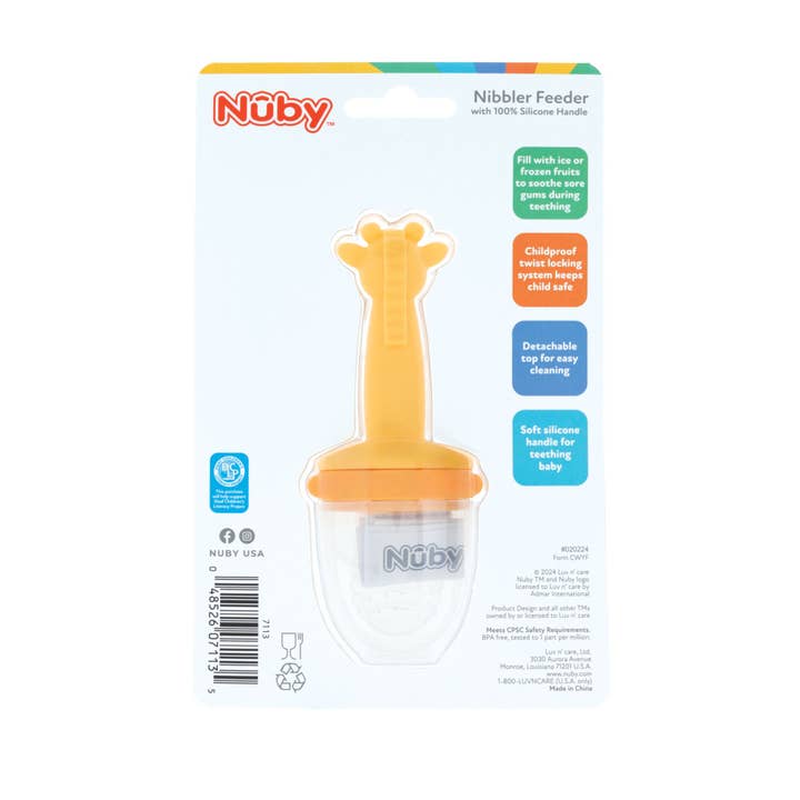 Nuby - Wholesale Feeding Set - Baby - Nibbler Silicone Feeder with Handle31