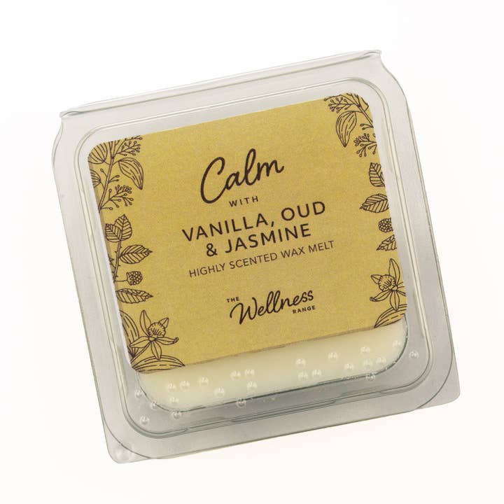 Lugn - Vanilj, Oud & Jasmin Välbefinnande Vaxsmält - (36-pack) för wholesale av The Fragrance House Group