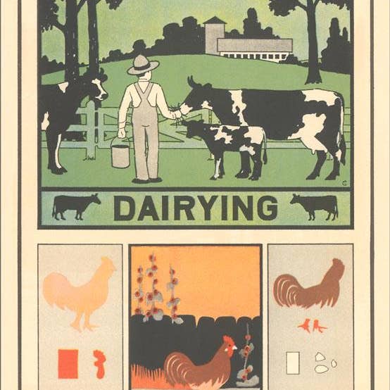 Impresión de Arte AM-865 Póster de Lechería para venta al por mayor de Found Image Press